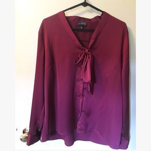 THE LIMITED SATIN BLOUSE